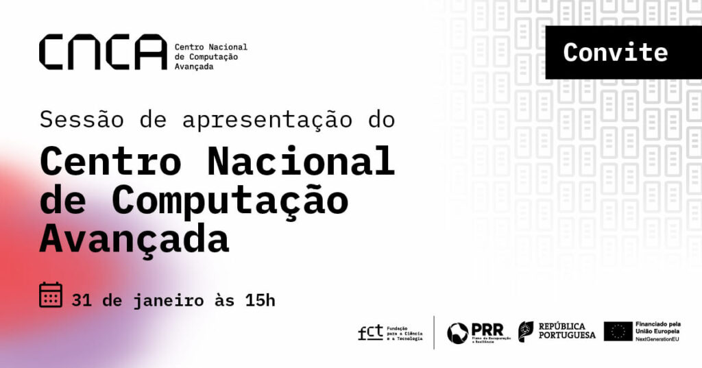 Convite sessão de apresentação Centro Nacional de Computação Avançada